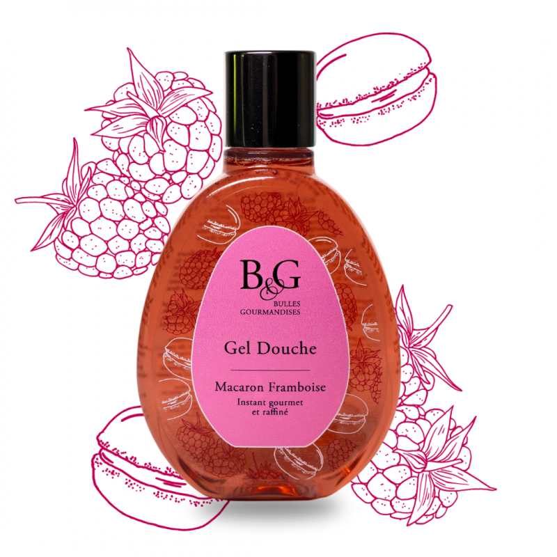 Gel Douche <br/>Macaron Framboise