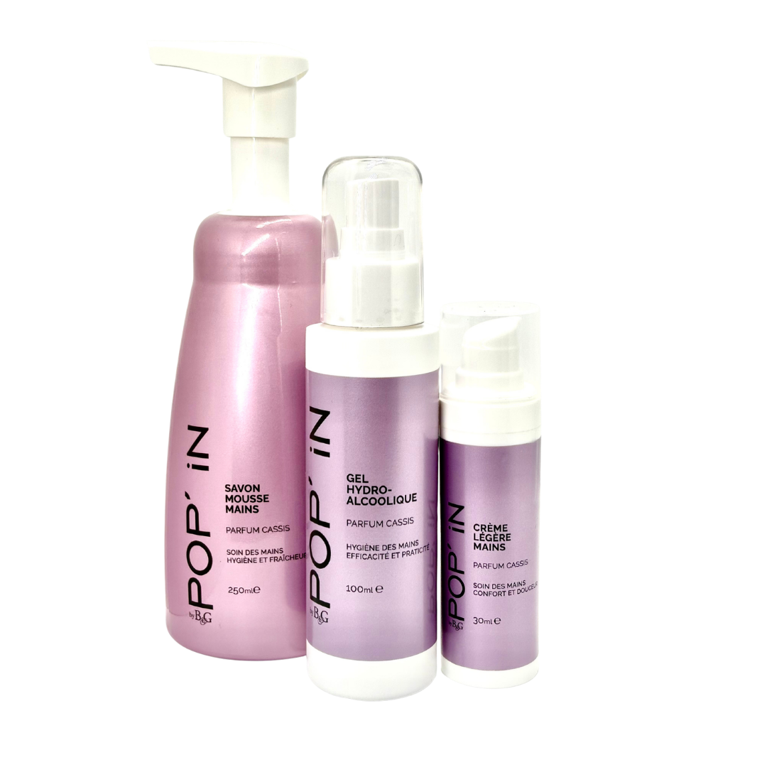Trio Mains Cassis
